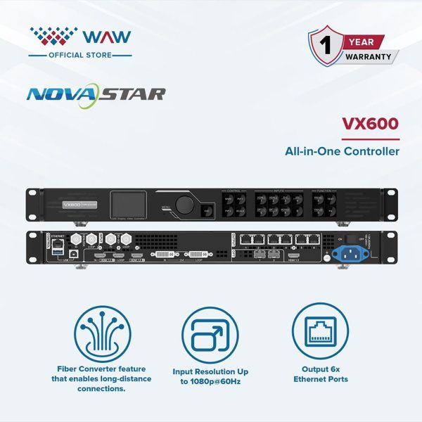 Novastar VX600 Processor -  All In One Video Processor