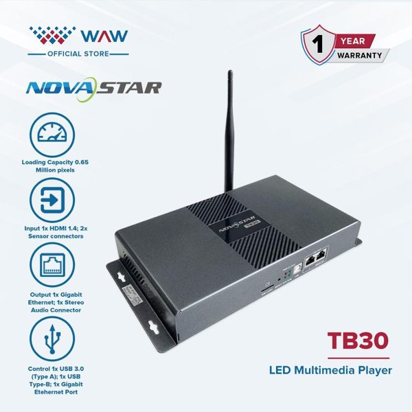 Novastar Taurus TB30 LED Videotron Controller Sending Box WAW Multimedia