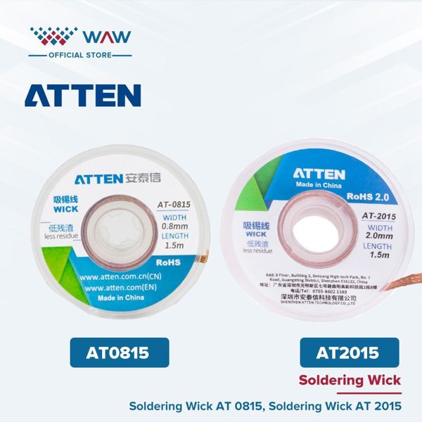 Pita Solder Atten AT2015 & Atten AT0815 Lebar 2mm Panjang 1.5 Meter