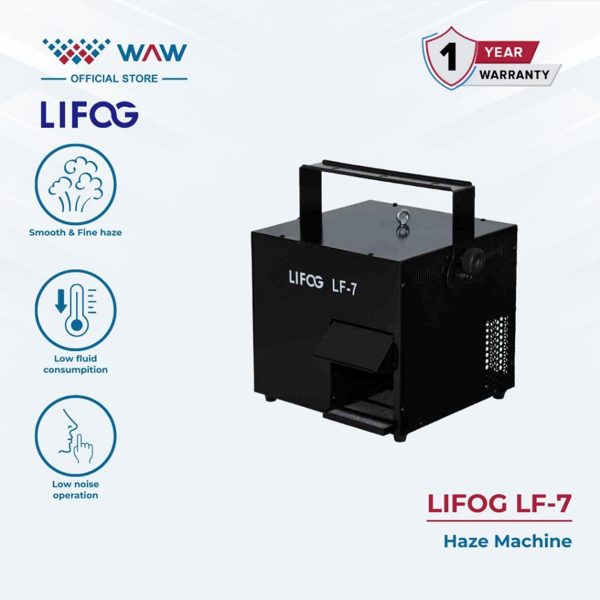 Lifog LF 7 Haze Machine DMX Wireless Max Power 1500 Watt