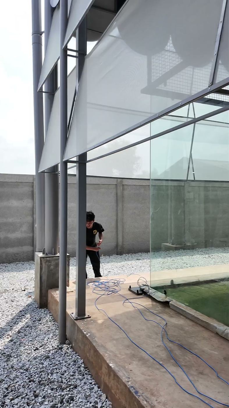 Kamera CCTV AI di Capital Raquet Padel