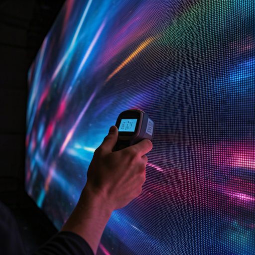 Kalibrasi warna spektral pada panel LED